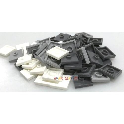 200pcs DIY Building Blocks Convex Seat Bricks 2x2 Dots Educational Plastic Compatible Brands Kids Gifts Toys for Children 87580