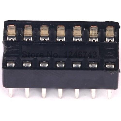 34PCS 14Pin DIP SIP IC Sockets Adaptor Solder Type