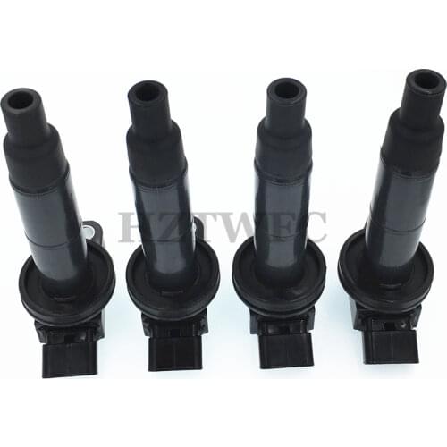 4PCS 90919-02244 Ignition Coil For TOYOTA Highlander AVENSIS CAMRY COROLLA ESTIMA PICNIC RAV4 Matrix Pontiac For Lexus