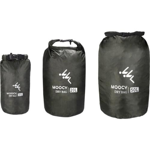 5L/20L/50L Waterproof Dry Bag Roll Top Sack Rafting Boating Swimming Organizer Beach Storage Bag Outdoor Kayak Drifting Bag