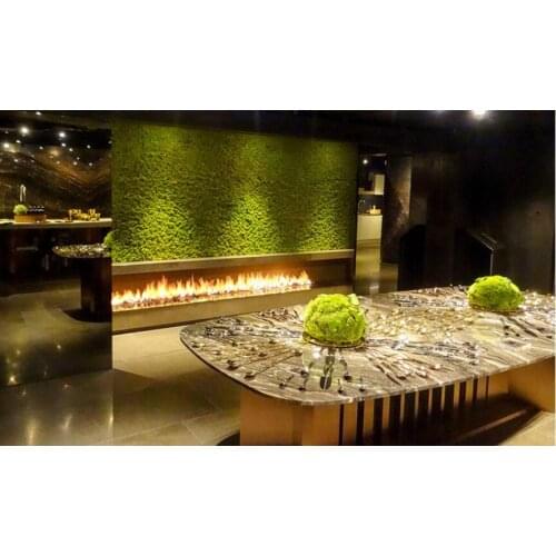 Inno-Fire 72 inch real fire intelligent smart bio ethanol fireplace with remote control