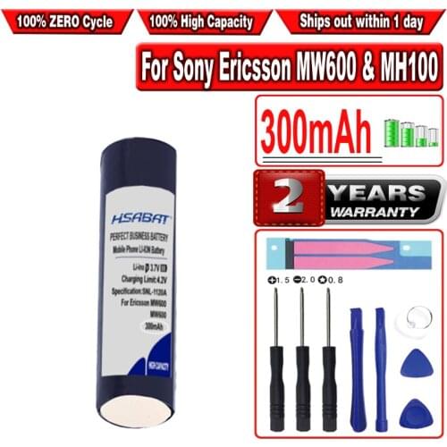 HSABAT 300mAh GP0836L17 HS-MW600 Battery for Sony Ericsson MW600 & MH100 Wireless headset