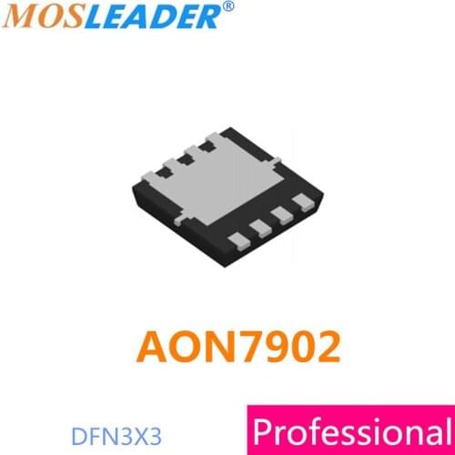 AON7902 DFN3X3 100PCS 7902 DFN3 Dual Asymmetric N-Channel 30V 47A 27A Original High quality