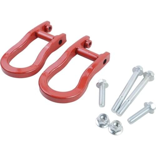 AP02 FOR GMC Chevrolet Silverado Sierra 1500 Red Tow Hooks 84192871 2007-2019