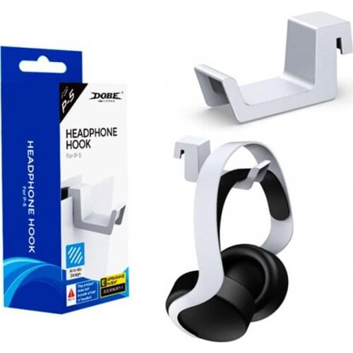 For PS5 Earphone Hook Holder Game Console Hanging Bracket Headset Storage White Rack For Sony PlayStation 5 Consoles Accessories
