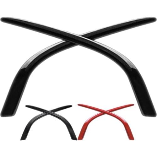 For Mazda 6 Atenza M6 2017 2018 Front Fog Light Lamp Cover Trim Bumper Molding Garnish Eyebrow Eyelid