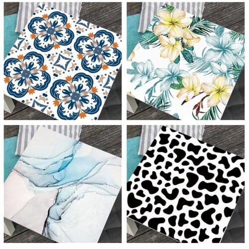 Art Table Stickers Flower On Wood Desk Cover Wallpaper Mural Wall Print Decal Kitchen Decor Cabinet Photo Home Living Room Bbay