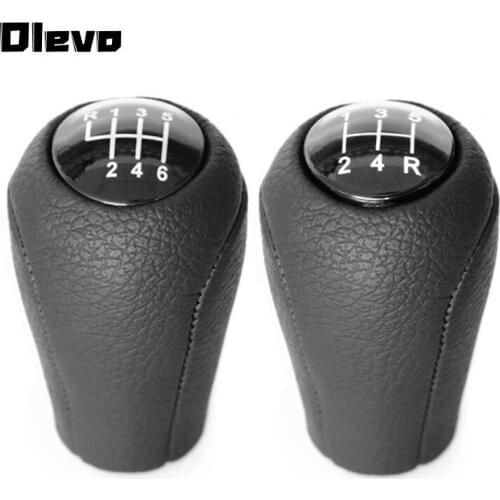 Leather 5/6-Speed Gear Shift Knob for MAZDA 3 BK BL 5 CR CW 6 II GH CX-7 ER MX-5 NC III 23 MT Leather Shifter Lever Arm Headball