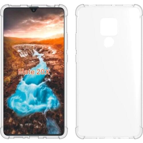 Crystal Clear Anti-slip Anti-Scratch Shockproof Durable Flexible TPU soft Case Cover for hawei Mate 20X