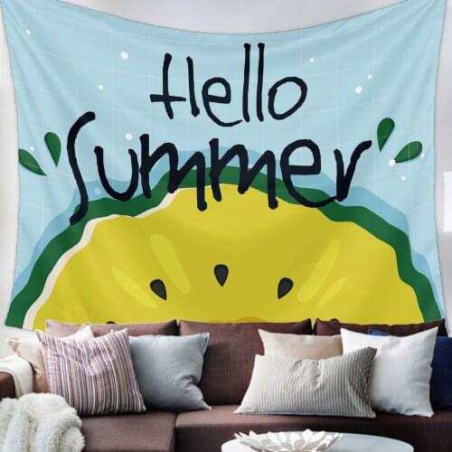 Summer Fruit Pineapple Tapestry Bedroom Home Decoration Wall Blanket Tapestry Bedroom Wall Hanging Yoga Mat