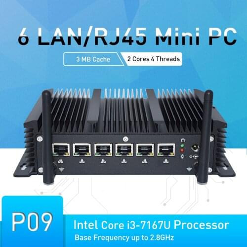Hystou new Firewall PFsense Mini pc Celeron 3865U Core i5 7267U 6 lAN Windows 10 Pro Linux SD card DDR3 SIM slot Router computer