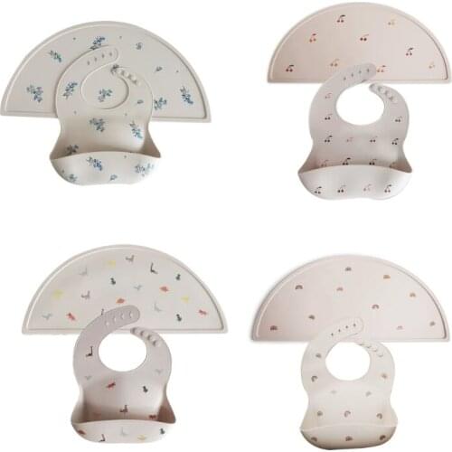 Reusable Silicone Placemat Washable Drawing Mat Colouring Mats Baby Dining Pad