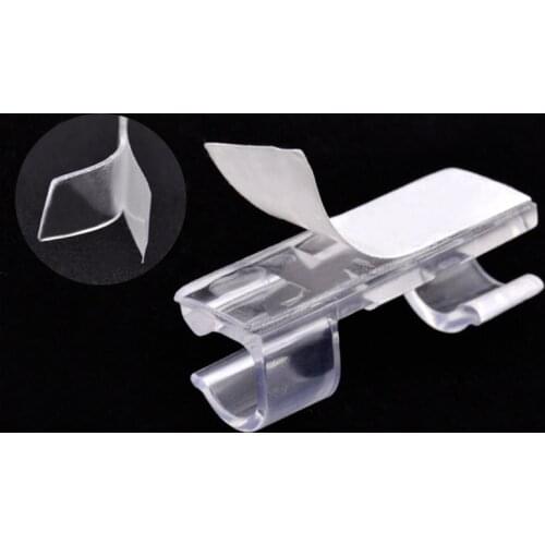 1 set Desktop wall wire organizer nail-free fixed wire clamp fixed routing buckle buckle network cable self-adhesive