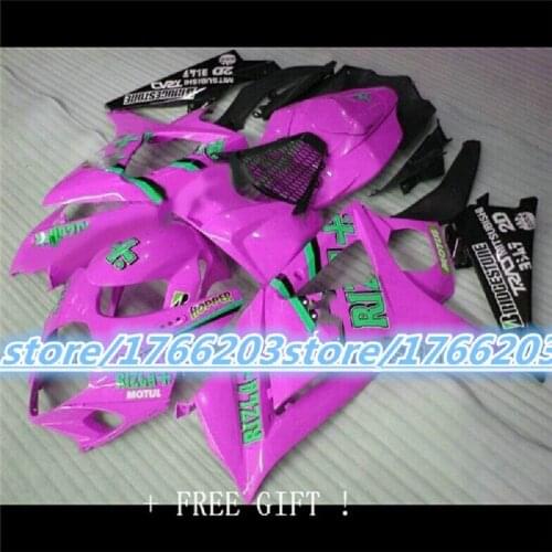 New injection motorcycle fairings kit for SUZUKI K7 GSXR1000 body kits GSXR 1000 07-08 2007-2008 K7 pink bodywork