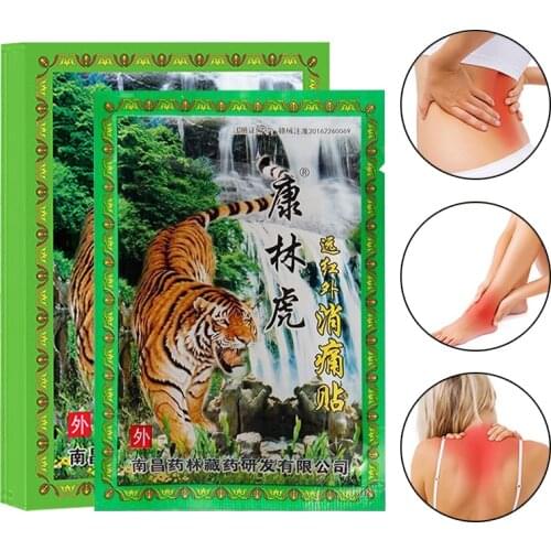 80 Pieces Tiger Balm Patch For Joint Shoulder Rheumatism Pain Herbal Balm Medical Plasters Capsicum Patch Pain Relief Stickers