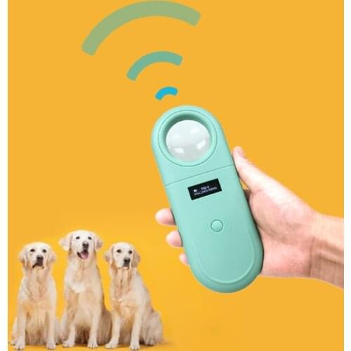 Handheld Protable Pet Chip Reader Electronic Ear Tag Chip Scanner Animal Microchip Recognition Reader for Cat Dog Pet