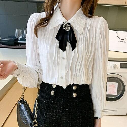 Блузки с бантом Pritee Cryshoes China At AliExpress
