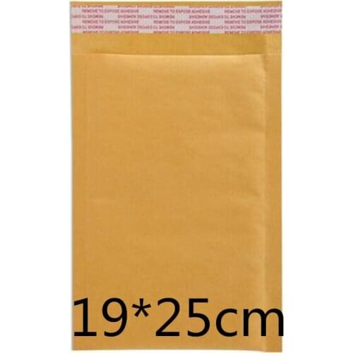 Bubble Poly Mailers Padded Envelops Bags Kraft Bubble Mailers Mailing Envelops Bag 19*25cm Factory Wholesales