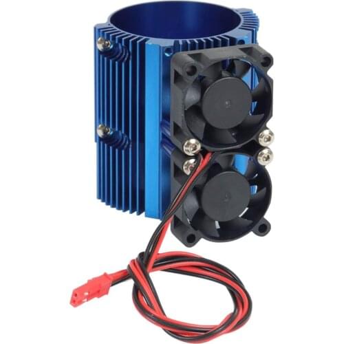 Motor radiator 2020 Hot Motor radiator dual fan for Traxxas SUMMIT big S E-REVO big E 41-43MM motor radiator