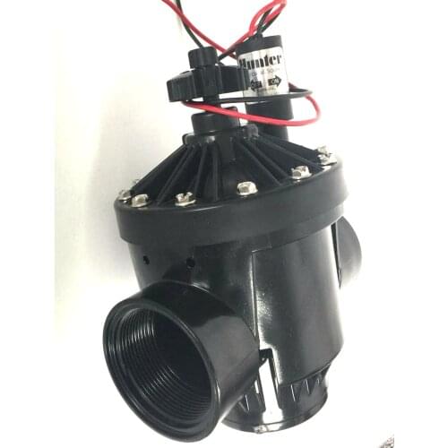 Hunter Sprinkler PGV201DC PGV Series 2-Inch Globe or Angle Valve with Flow Control and DC Latching Solenoid