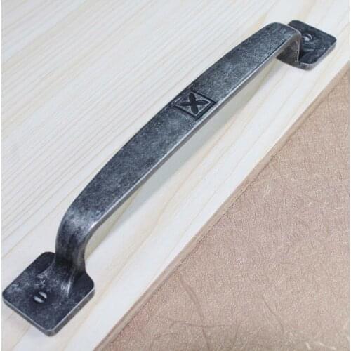 128mm kitchen cabinet handles Antique Iron Cupboard Pulls Antique Zinc Alloy Drawer Dresser Wardrobe Furniture Handle Pull Knobs