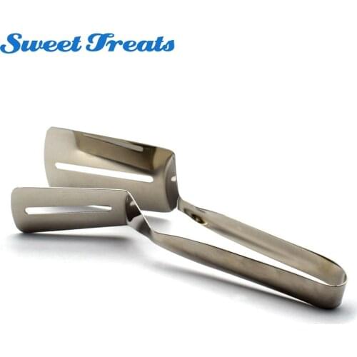 Sweettreats Stainless Steel Barbecue Clip BBQ Tongs Fried Shovel Bread Meat Vegetable Clamp Kitchen Cooking Tools