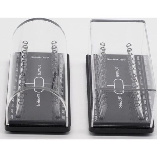 Dentist Lab Supply Orthodontic Acrylic Holder Case For Preformed Arch Wires For Dental Clinic