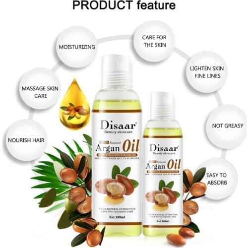 Moisturizing Skin Care Lifting Massage Supplement Body Argan Natural Oil Nutrition Extracts Hydration V9R3