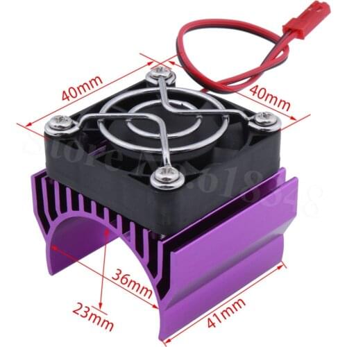 HSP 03300 Aluminum Heat Sink Cooling Fan For RS540 540 550 Engine Motors Heatsink Modified RC 1:10 Parts