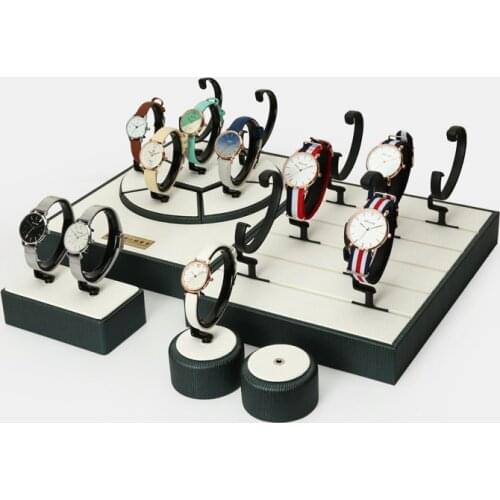 Watch display props, watch display table C ring frame white lovers watch jewelry stand manufacturers