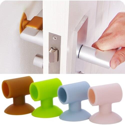 Sucked Type Anti-collision Pad For Protecting Metope Behind Door Noise Reduction Protective Pad For Doorknob Protective Cushion