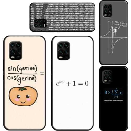 Math Formulas Equations Funny Case For Xiaomi Mi 11 Lite Ultra 9T 10T Pro Mi Note 10 Lite POCO F3 M3 X3 Pro TPU Cover