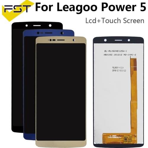 5.99''For Leagoo Power 5 LCD Display+Touch Screen Digitizer Assembly For Power5 Repair Parts+Tools+Adhesive