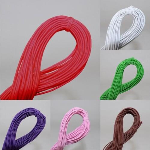 0.8MM Round Elastic Rope String Line Cord Rubber Band DIY for Jewelry Making Bracelet&Necklace Waist Band