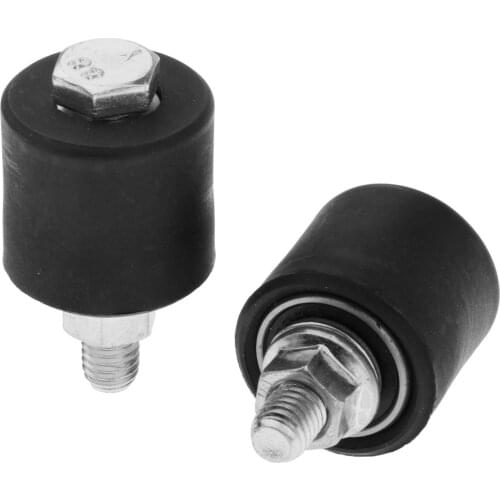 1 Set Chain Guide Slider Roller Kit Fit for Yamaha Banshee YFZ350 87-06 Black