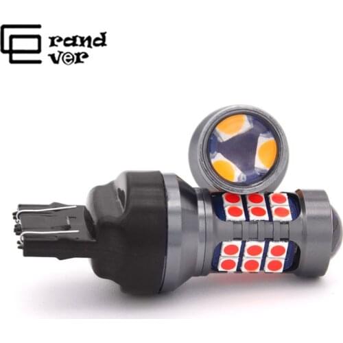 1PCS 1156 BA15S P21W BAU15S PY21W LED 7440 W21W P21/5W 1157 BAY15D led Bulbs 27smd CanBus brake lamp For Turn Signal Light 12V