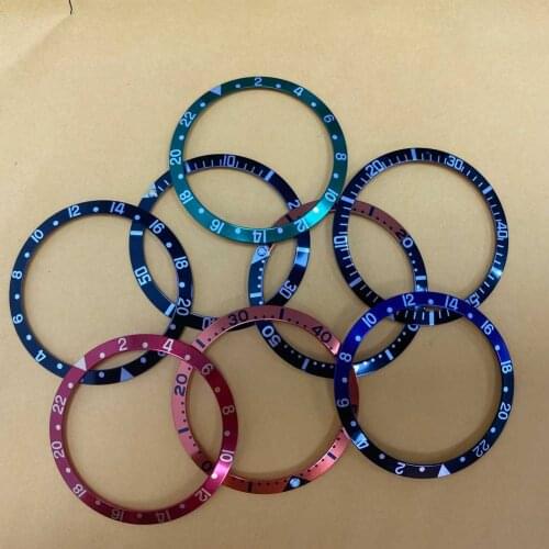 Watch Accessories Aluminum Watch Bezel Outer Diameter 36.5mm Inner Diameter 30.7mm
