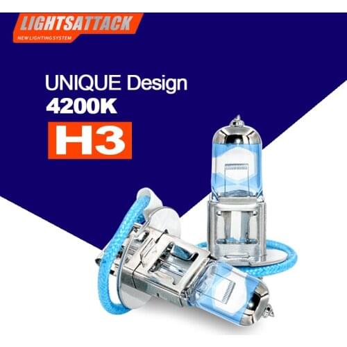 PEGASUS Car Halogen Headlight H3 75W 2000lm Auto Bulb Headlamp 4200K For Car