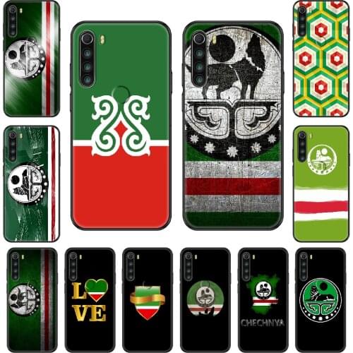 Chechnya Sign Flag Phone case For Xiaomi Redmi Note S2 4 5 6 7 8 A S X Plus Pro black soft prime pretty shell tpu hoesjes art