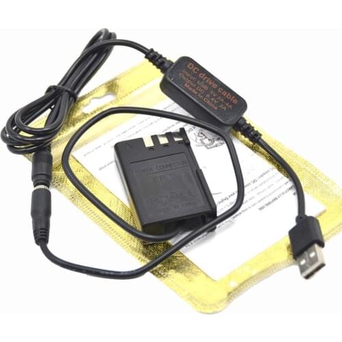 EH5A Mobile power bank charger 5V USB cable+EP-5 EN-EL9 ENEL9 dummy battery DC coupler grip for Nikon D40 D40X D60 D3000 D5000