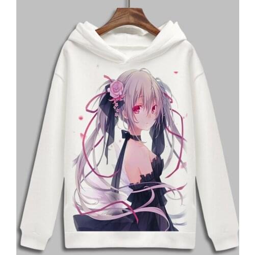 Yosuga no Sora Cosplay Hoodie Kasugano Sora Kasugano Haruka 3D Print Harajuku Fleece Sweatshirt Hoodies Pullover Top Costume