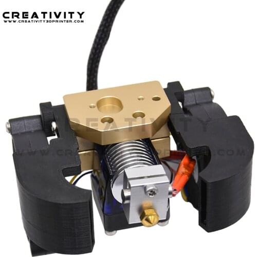 3D Printer E3D V6 Hotend Kit 24V/12V All Metal Extruder Head 3d printer Parts Upgrade Full Set with Super Cooling Turbo Fan