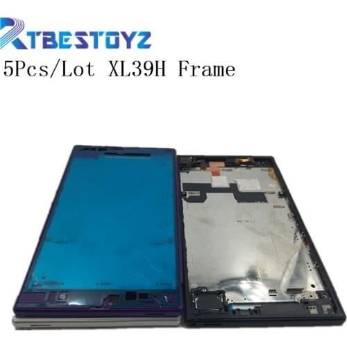 RTBESTOYZ 5PCS Front Middle Frame Bezel Plate Chassis Housing For Sony Xperia Z Ultra XL39h XL39 C6802 C6806 C683 C6843 C6833