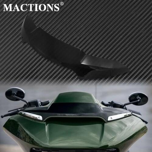Motorcycle 4" Front Windshield Windscreen For Harley Touring Road Glide FLTRX Ultra FLTRU CVO Road Glide Ultra FLTRUSE 2015-2019
