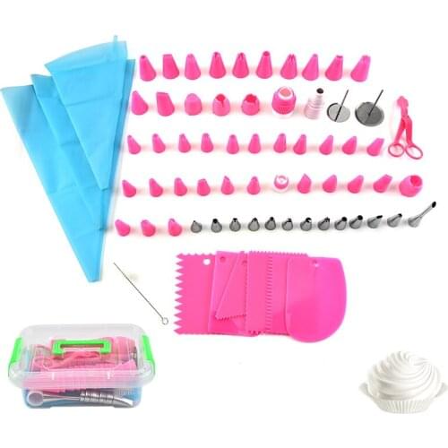 New Transhome Cake Decorating Tip Sets Pastry Bag Confectionery Accessories Nozzle Stainless Cream Cake Baking Tools Wholesale