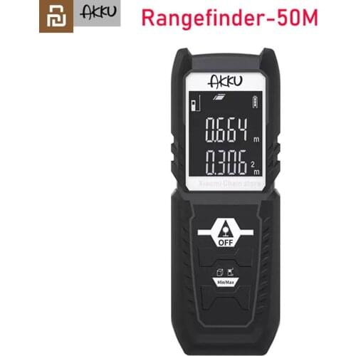New Youpin AKKU 50 meters laser rangefinder AK302 gray 4 measurement modes and high-definition electronic screen