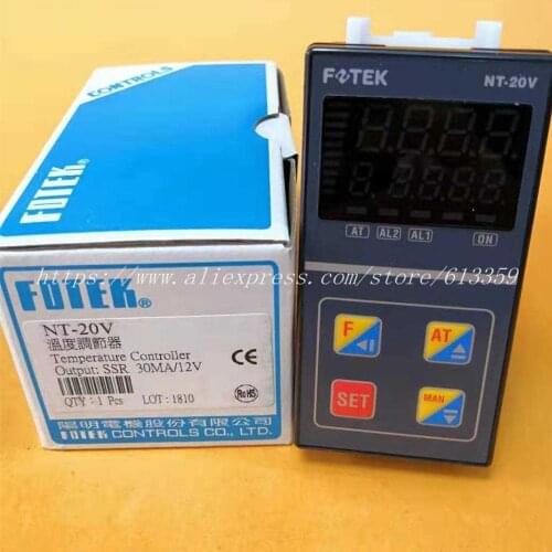 NT-20V FOTEK Temperature Ccontroller New & Original 48*96*60 SSR(30mA/12V) 90~265VAC