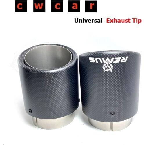 1 Piece Sandblasting For Mazda CX-5 CX-4 CX-3 Mazda Axela Mazda Atenza Exhaust Pipe Modified Decorative Carbon Fiber Tail Tips