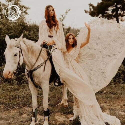 Don&Judy Ladybro Best Friends Boho Dress For Photoshoot Shooting Gowns Maternity or Non-maternity Photography Clothes 2021