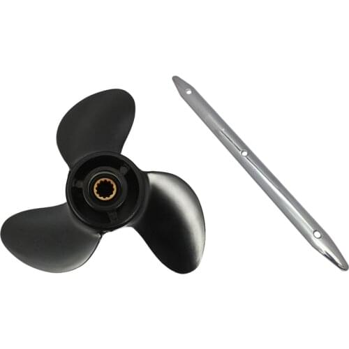 7.8 x 9 Outboard Propeller for Tohatsu/Nissan with Rub Strake Protection Deck Hardware Medium for Marine